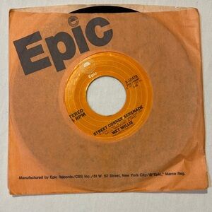 Epic Records 45 RPM Single -Wet Willy “Street Corner Serenade and “We Got Lovin”